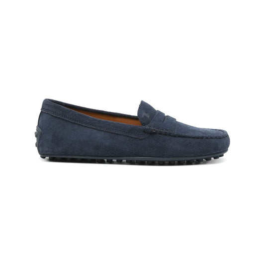 Tod's Flat shoes Blue Moccasins Tod'S Dark Slate Gray