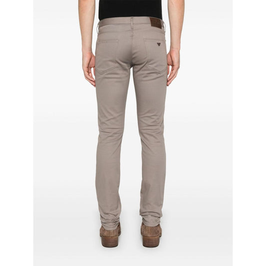 Emporio Armani slim jeans with logo plaque Jeans Emporio Armani White Smoke