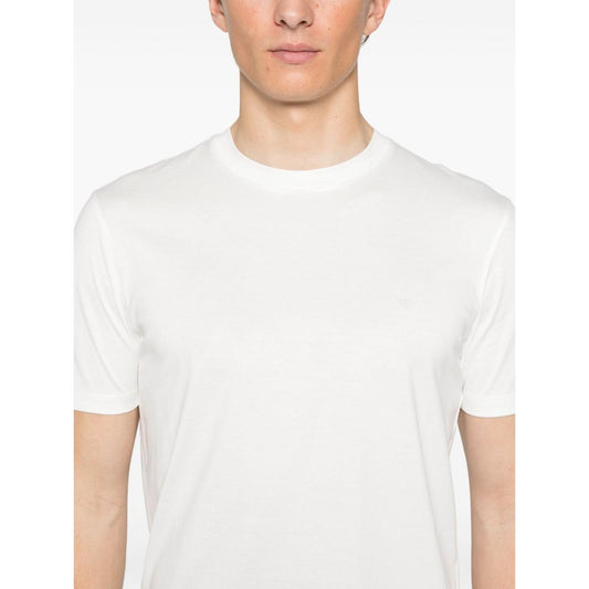 Emporio Armani cotton T-shirt Topwear Emporio Armani White Smoke