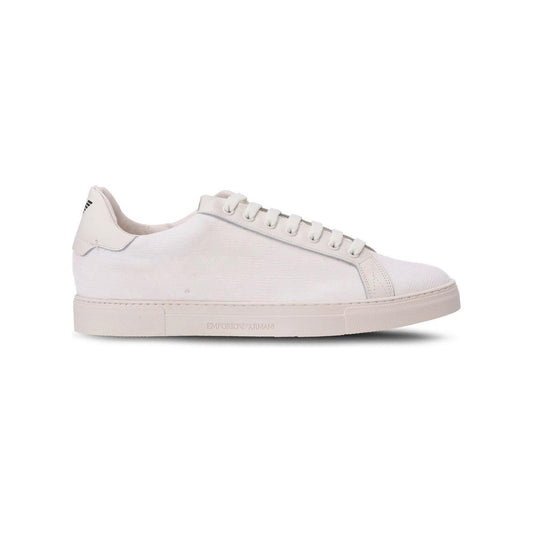 Emporio Armani logo-print low-top sneakers Sneakers Emporio Armani Light Gray