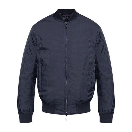 Emporio Armani Reversible bomber collar down jacket Jackets Emporio Armani Dark Slate Gray