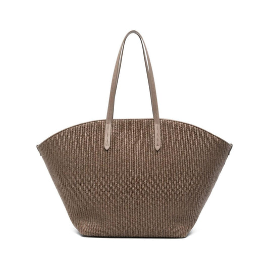 Brunello Cucinelli woven tote bag Shopper Brunello Cucinelli Dim Gray