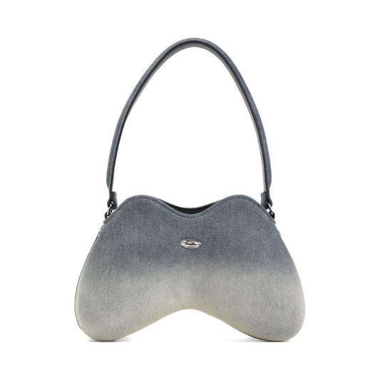 Diesel double-d denim shoulder bag Shoulder Diesel Light Slate Gray