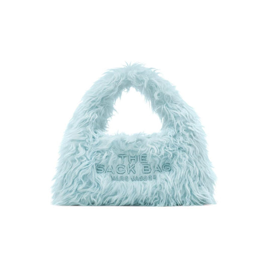 Marc Jacobs The Mini Faux Fur Sack Tote Bag Handbag Marc Jacobs Light Steel Blue
