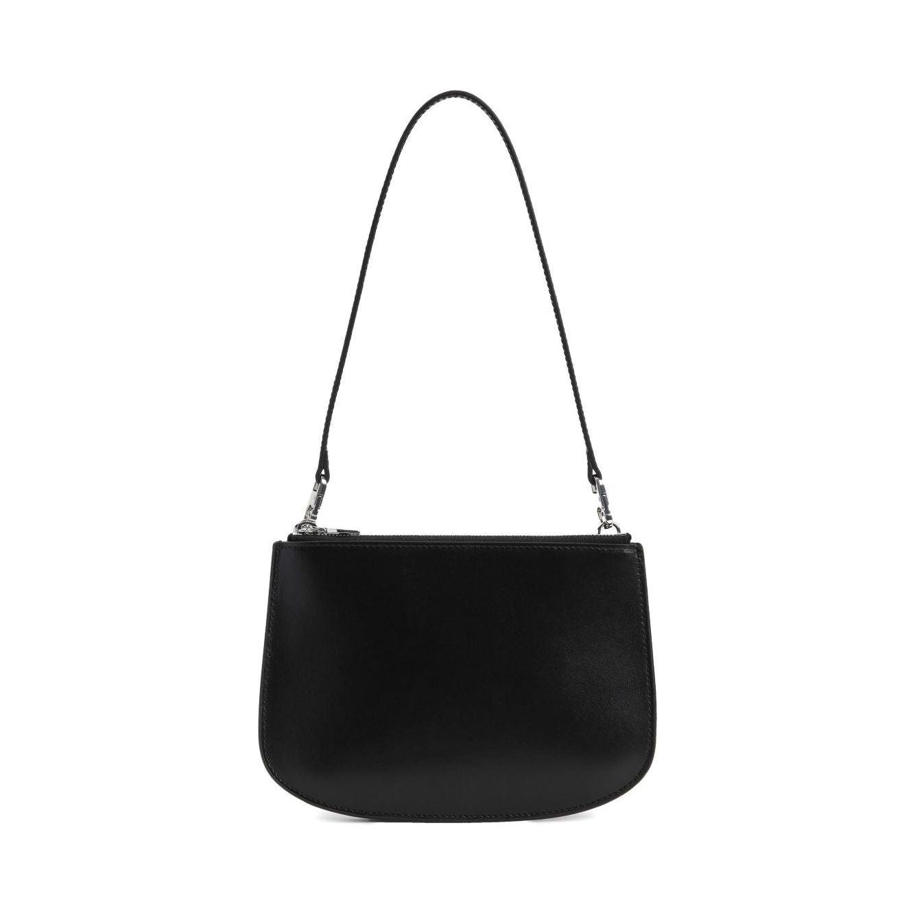 Front view with bag zipped and handles upright.