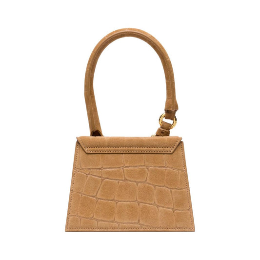 Jacquemus Le Chiquito Moyen Boucle tote bag Handbag JACQUEMUS Dark Khaki