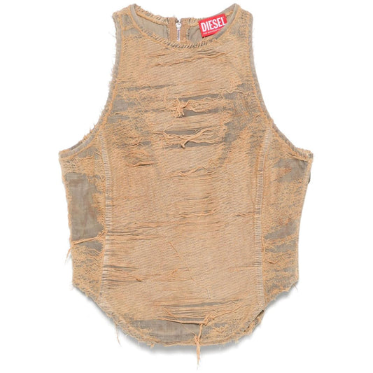 Diesel astro tank top Topwear Diesel Tan