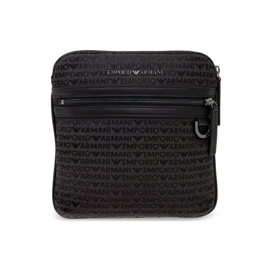 Emporio Armani all-over logo crossbody bag Shoulder Emporio Armani Black
