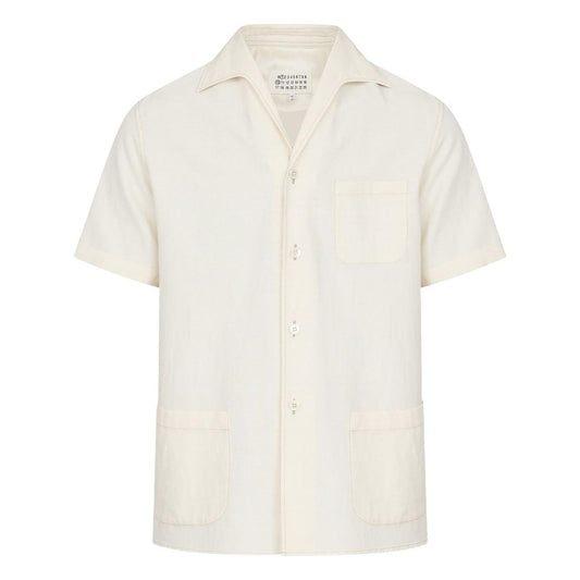 Maison Margiela Shirts White Shirts Maison Margiela Beige