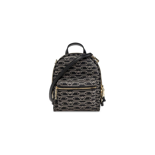 Emporio Armani jacquard-print Backpack Backpacks Emporio Armani Dark Slate Gray