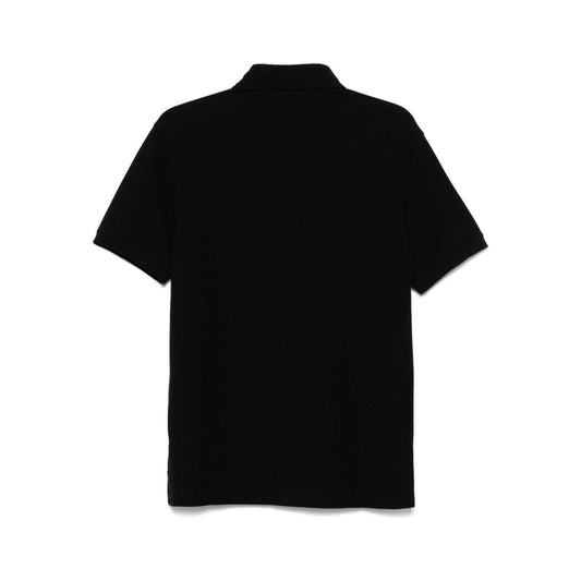 Emporio Armani Jersey polo with logo collar Topwear Emporio Armani Black