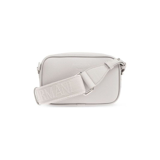 Emporio Armani shoulder bag with logo plaque Shoulder Emporio Armani Light Gray