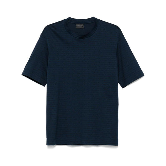 Emporio Armani T-shirt with Logo Topwear Emporio Armani Black