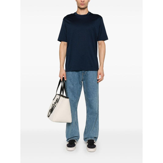 Emporio Armani T-shirt with Logo Topwear Emporio Armani Dark Slate Gray