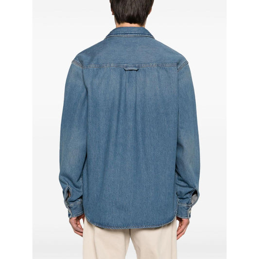 CARHARTT WIP MAIN Shirts Blue Shirts Carhartt Wip Main White Smoke