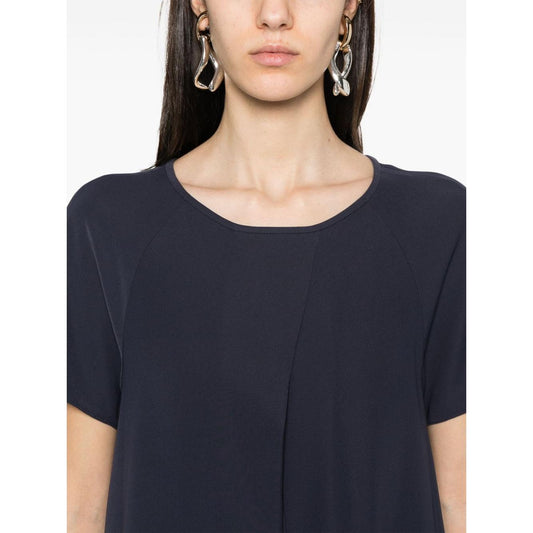 Emporio Armani Short crew neck dress Dresses Emporio Armani Dark Slate Gray