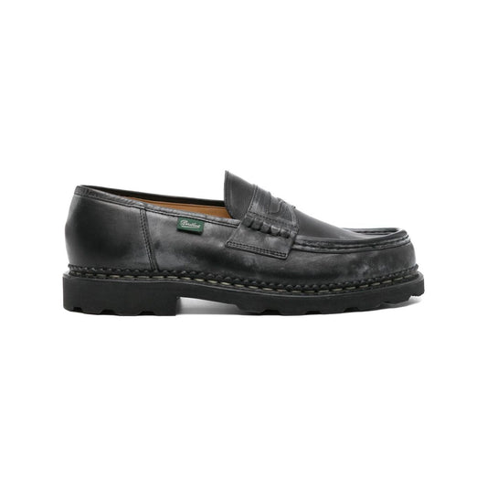 Paraboot Flat shoes Black Moccasins Paraboot Dark Slate Gray
