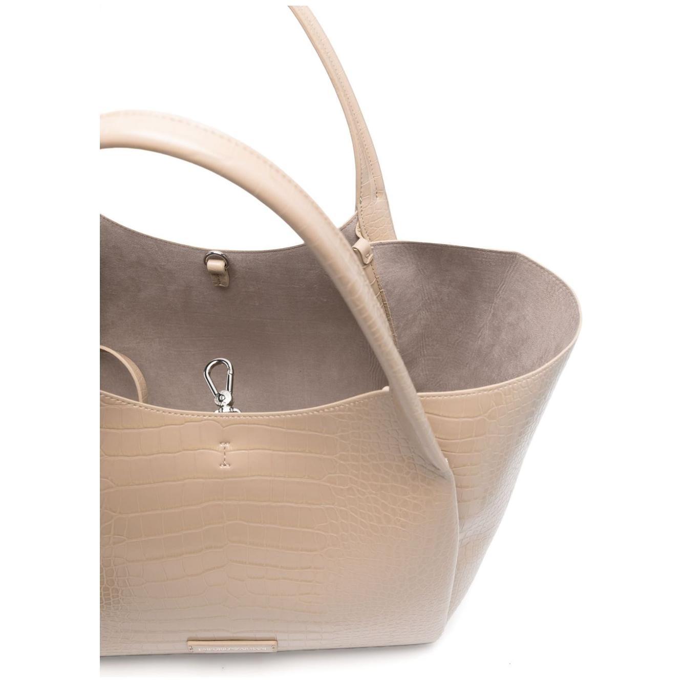 Front view with bag zipped and handles upright.