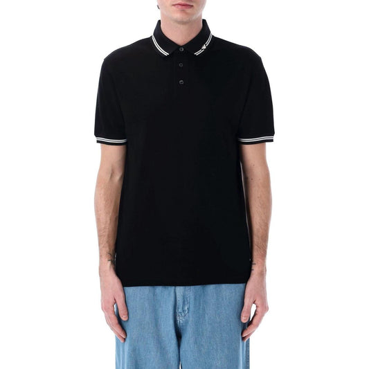 Emporio Armani Jersey polo with logo Topwear Emporio Armani Rosy Brown