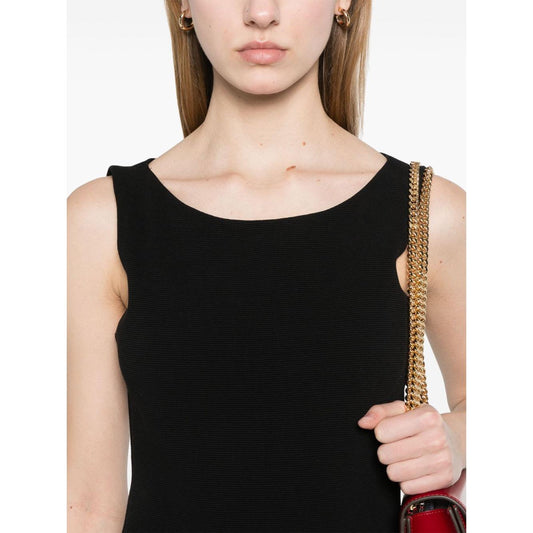 Emporio Armani Ottoman Jersey Sheath Dress Dresses Emporio Armani Black