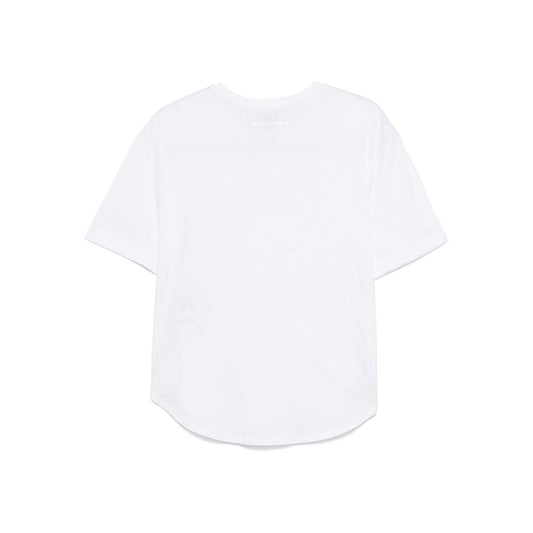 Emporio Armani logo print T-shirt Topwear Emporio Armani White Smoke