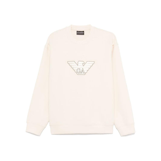 Emporio Armani sweatshirt with logo Topwear Emporio Armani Seashell