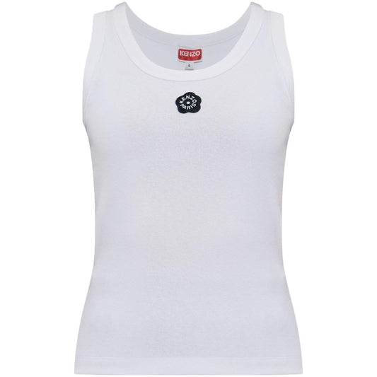 Kenzo Top White Topwear Kenzo Light Gray