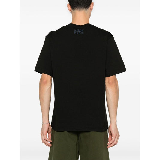 Kenzo T-shirts and Polos Black Topwear Kenzo White Smoke