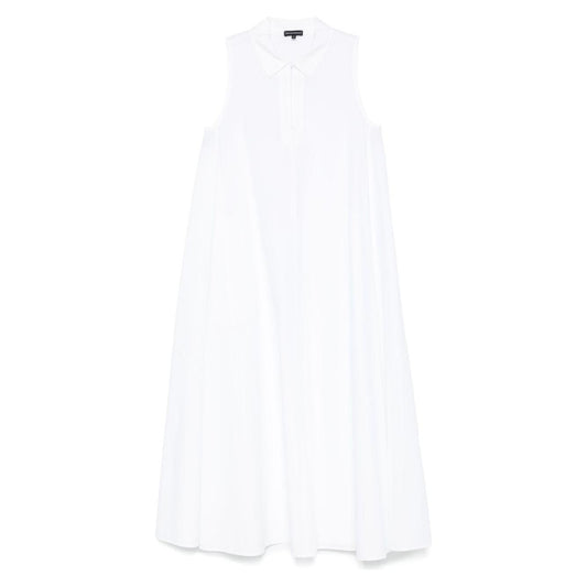 Emporio Armani long Shirt dress Dresses Emporio Armani Ghost White