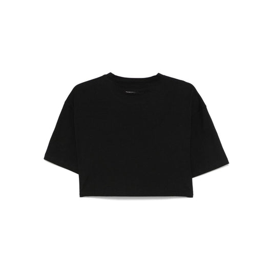 Emporio Armani crewneck crop top Topwear Emporio Armani Black