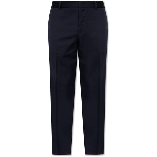 Emporio Armani Trousers Blue Trousers Emporio Armani Black