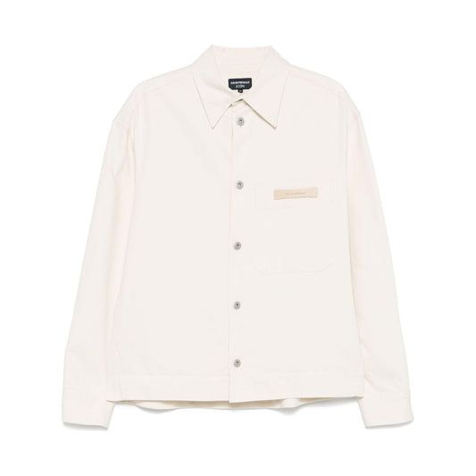 EMPORIO ARMANI CAPSULE Coats White Jackets Emporio Armani White Smoke