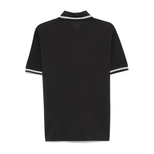 Emporio Armani Jersey polo shirt with logo Topwear Emporio Armani Dark Slate Gray