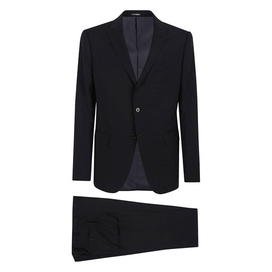 Emporio Armani Suit Blue Suits Emporio Armani Black