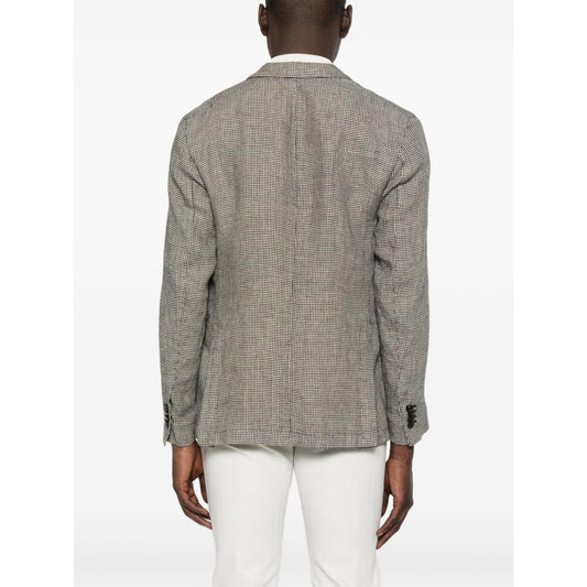 Boglioli Linen Jackets Grey Jackets Boglioli Dark Olive Green