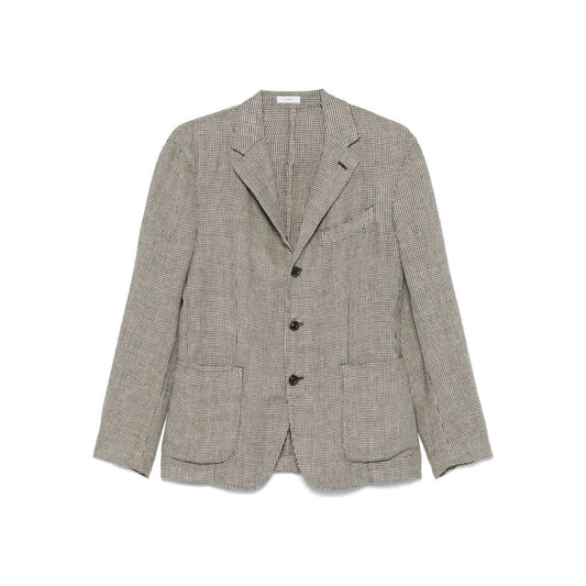 Boglioli Linen Jackets Grey Jackets Boglioli Rosy Brown