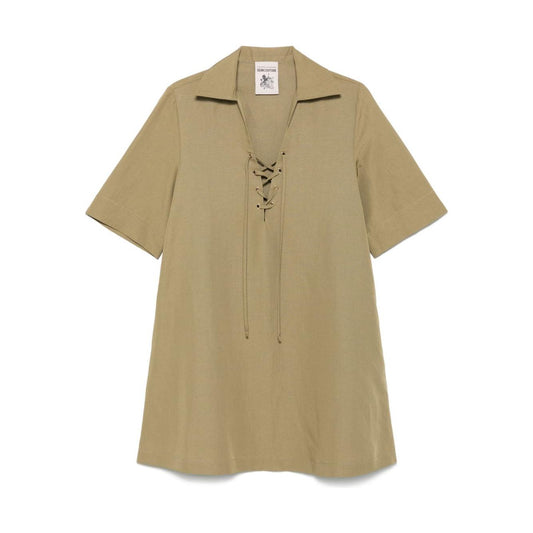 Semicouture Dresses Beige Dresses Semicouture Rosy Brown