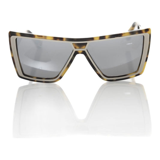 Frankie Morello Black Acetate Women's Sunglass Frankie Morello Light Gray