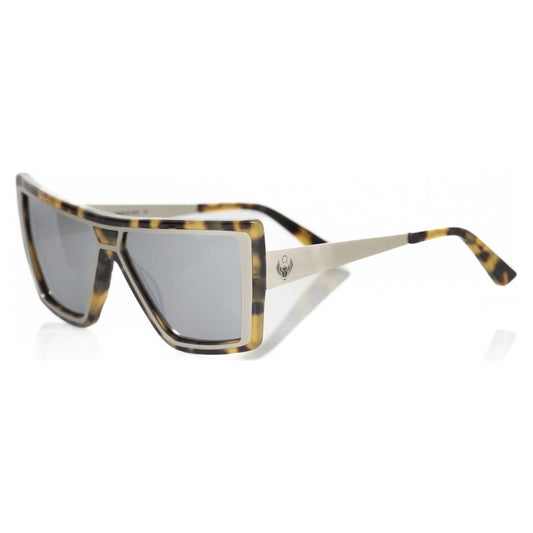 Frankie Morello Black Acetate Women's Sunglass Frankie Morello Gray