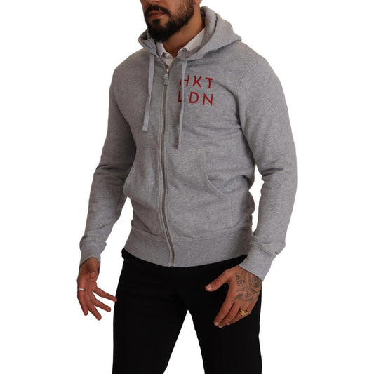 Elegant Hackett Full Zip Hooded Sweater Hackett Dim Gray