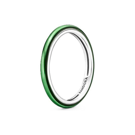 PANDORA JEWELS Mod. ME COLLECTION SHOCKING GREEN - RING - Size 56 Ring PANDORA Dark Slate Gray