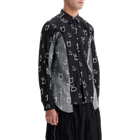 COMME DES GARCONS BLACK "shirt with inside-out Shirts COMME DES GARCONS BLACK Black