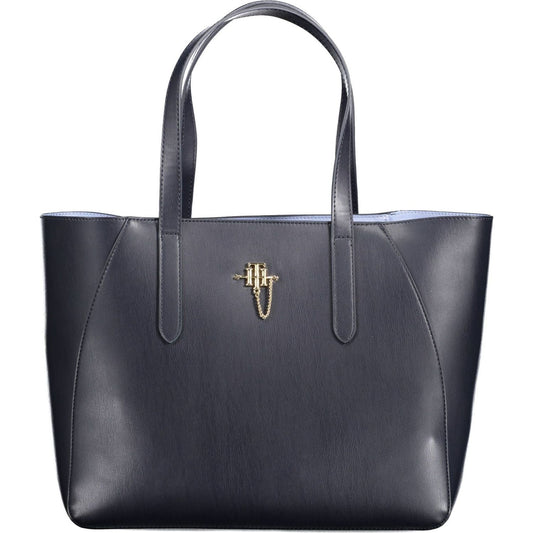 Tommy Hilfiger Blue Polyethylene Women Handbag Tommy Hilfiger Dark Slate Gray