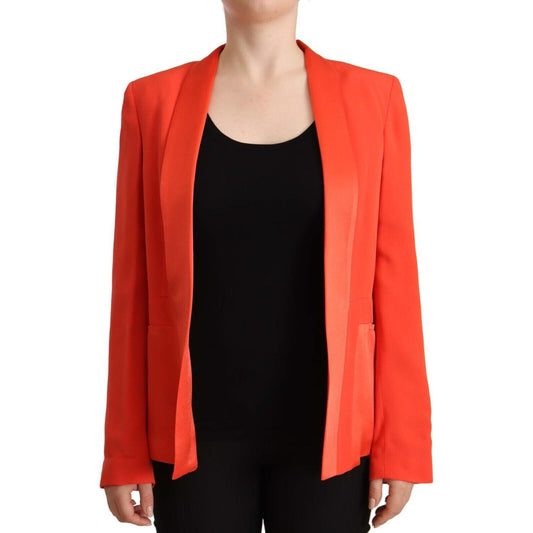 CO|TE Elegant Orange Overcoat Long Sleeves Jacket CO|TE Black