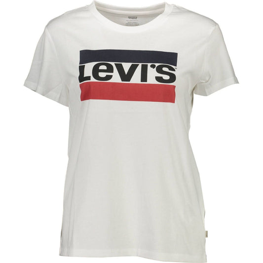 Levi's Elegant Cotton Logo Tee with Print Detail Levi's