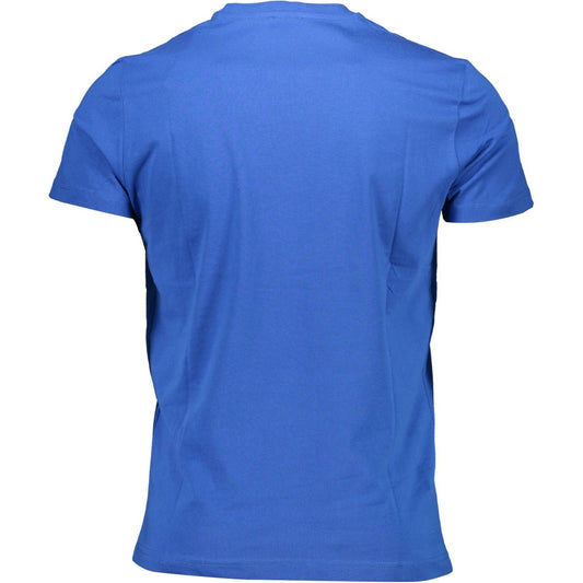 Diesel Elevated Blue Crew Neck Cotton Tee Diesel