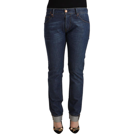Acht Elegant Mid Waist Skinny Denim Acht Dark Slate Gray