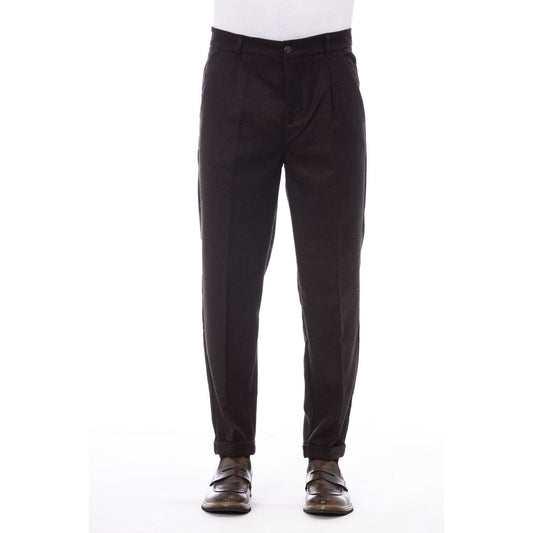 Alpha Studio Trousers Trousers Alpha Studio White Smoke