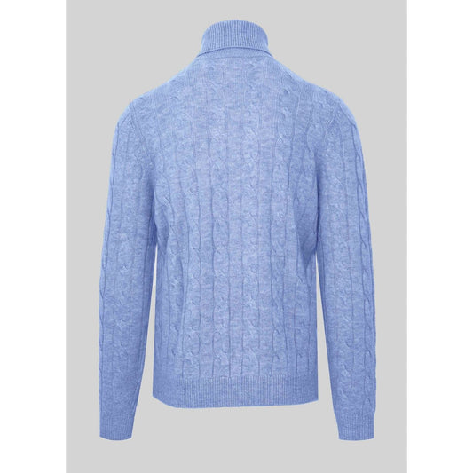 Malo Optimum Sweaters Sweaters Malo Optimum Light Steel Blue