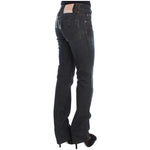 John Galliano Blue Wash Cotton Blend Slim Fit Bootcut Jeans SIG30194-6